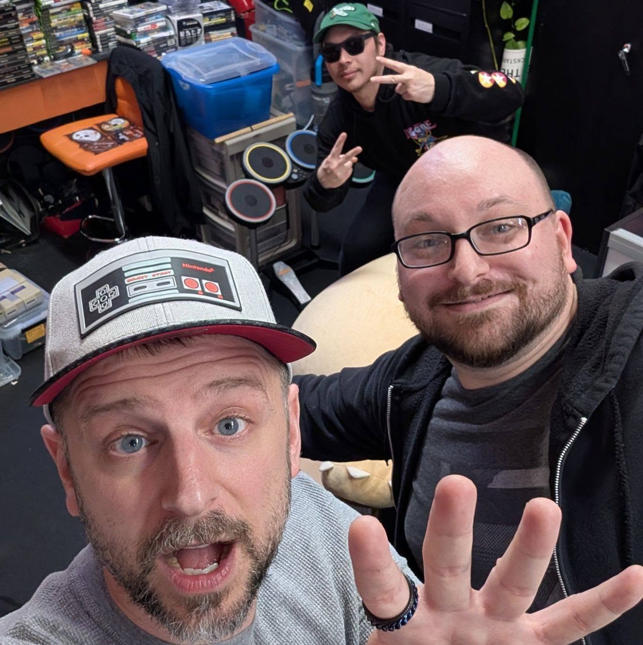 Planet Retro team photo inside the store